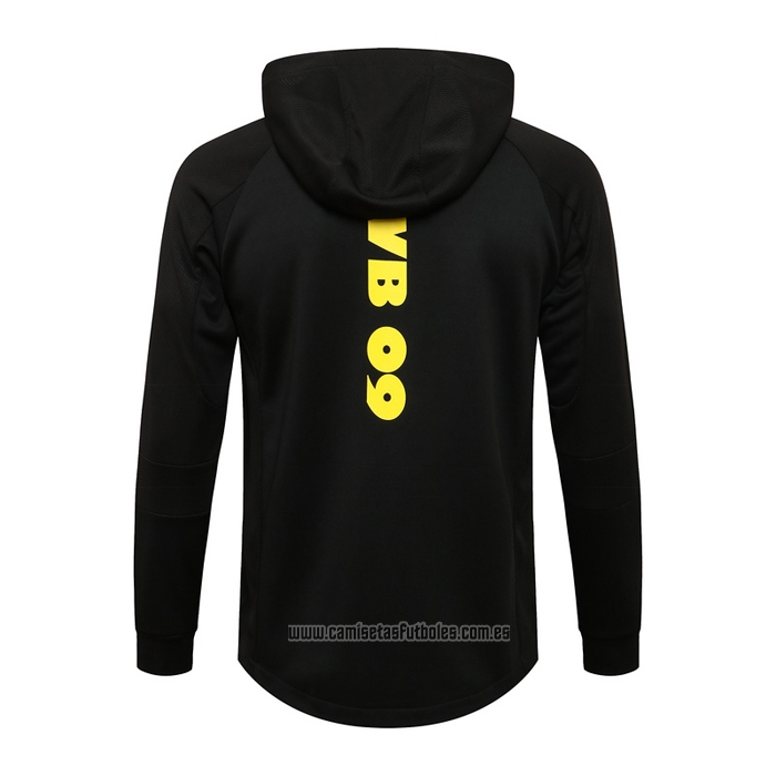 Chaqueta con Capucha del Borussia Dortmund 2021-2022 Negro